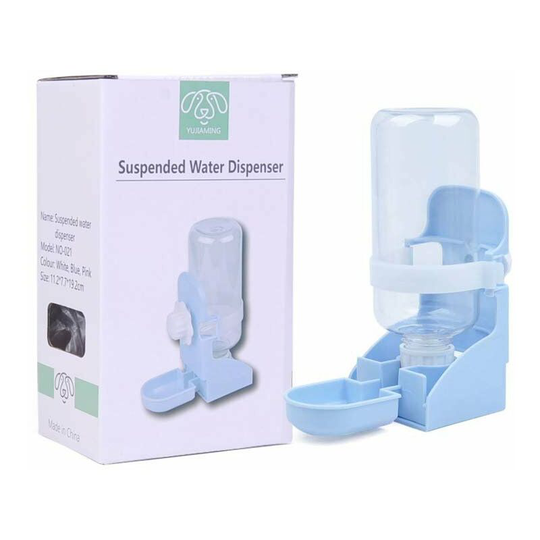 Perle Rare - 500ml Rabbit Water Dispenser Hanging Water Fountain Automatic Dispenser No Leaking Water Feeder for Rabbit Chinchilla Guinea Pig