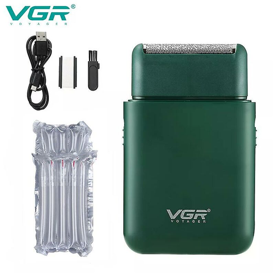 Car Shaver Portable Male Electric Shaver Mini Push Shaver White Reciprocating Shave V-390 - No box