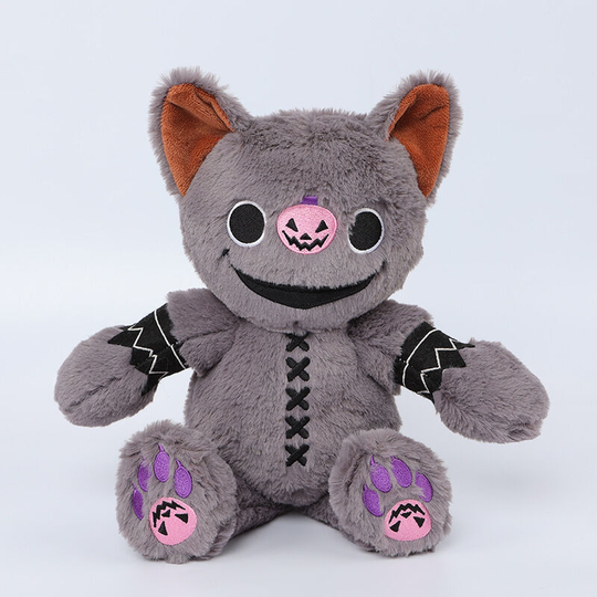 Devil Pumpkin Cat Halloween Halloween cat doll Terrible cat plush toy 35cm