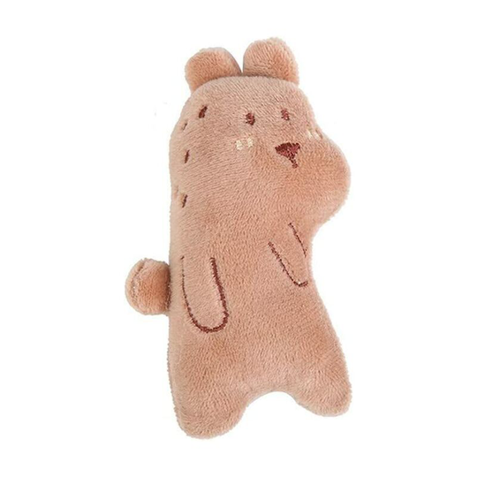 Plush cat chew toy with catnip