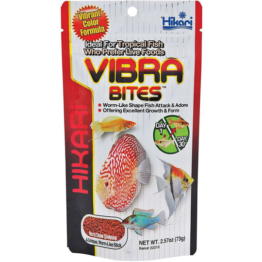 Vibra Bites Tropical Fish Food - 73g - Hikari