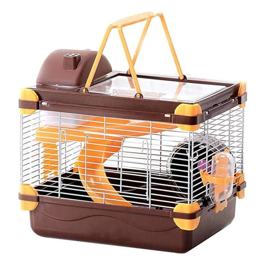Echoo - Transparent Hamster Cage, Two Layer Hamster Play Cage, Used For Hamster Sleeping Games , Cafe