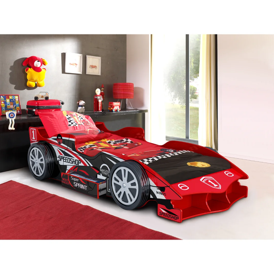 Speed Racer Single (3') Solid Wood Car Standard Bed