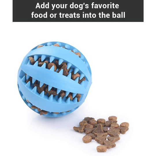 Natural Rubber Dog Toy - Rubber Dog Toy - Sturdy Rubber Dog Play Ball - Chew Toy - Large