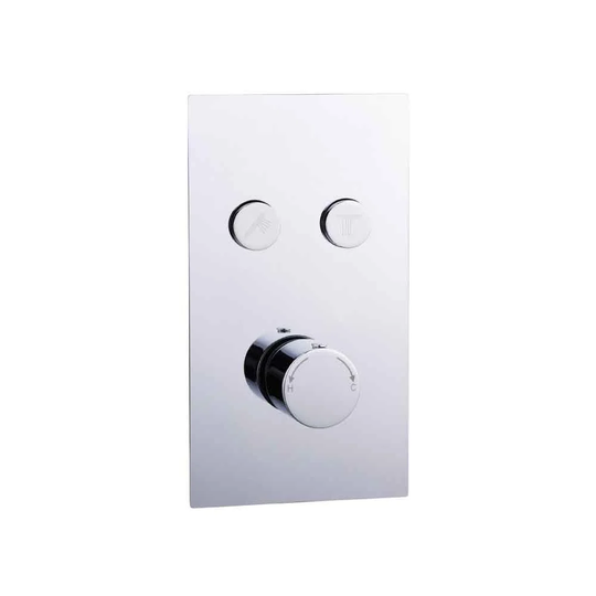 Christopherso Double Concealed Valve Thermostatic Diverter Shower Valve