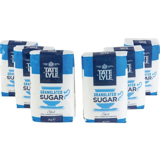 Tate & Lyle Sugar 2KG (Pk-6) - Tate And Lyle