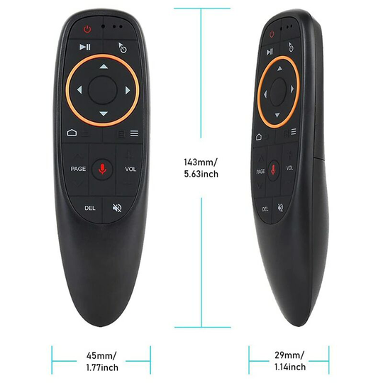 G10S G30S Voice Remote Control G10S pro G50S 2.4G Wireless Air Mouse Gyroscope ir Learning for X96 max+ smart Android tv box