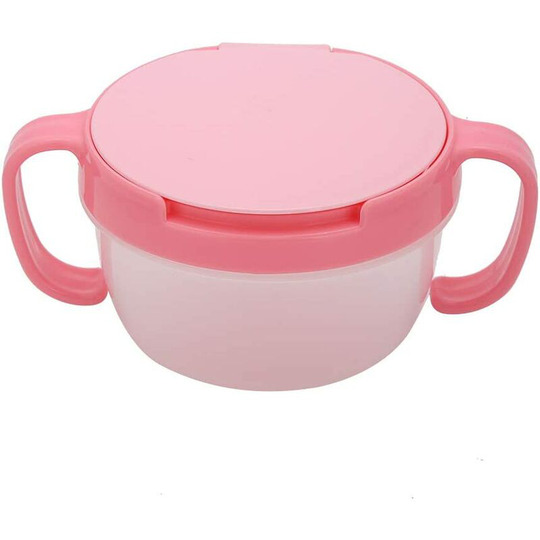Baby Feeding Bowl Spill Proof Snack Containers bpa Free Dual Handle Lunch Containers