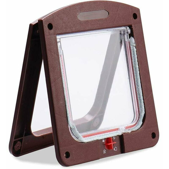 Catte pour chat dogs Small pussy door 4 -way lockable lockable easy to install