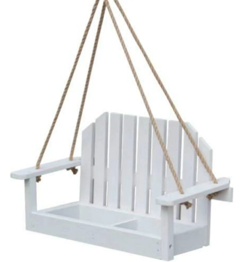 Estella Swing Bench Decorative Bird Feeder