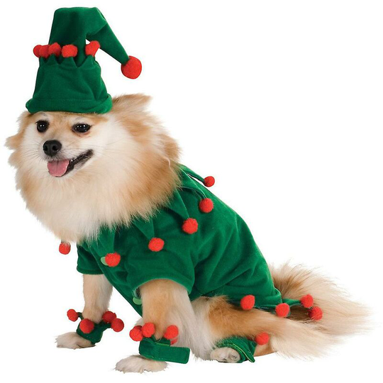 Christmas Dog Hat Costume Set Christmas Tree Model Dog Hat Pet Holiday