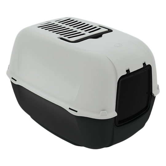Ferplast Prima Litter Box - Black & Cream