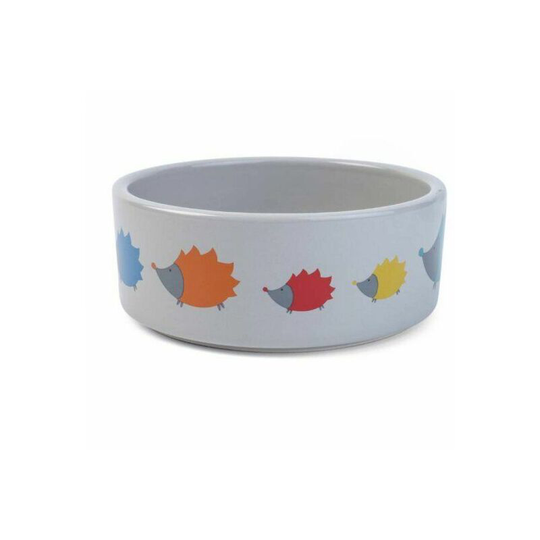 Zoon 15cm Quality Hoglets Ceramic Cat Dog Bowl Dishwasher Safe Food Water Bowl