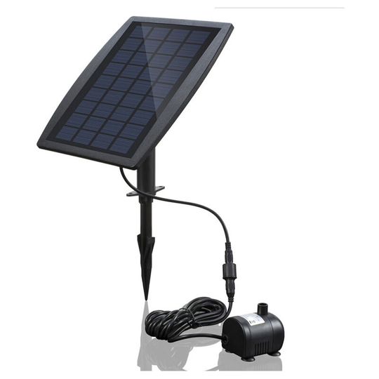 200L/H Solar Water Pump with Solar Panel Garden Fountain Garden Fountain Plug in Solar Fountain Brushless Solar Pond Pump 9V 2.5W Water Pump