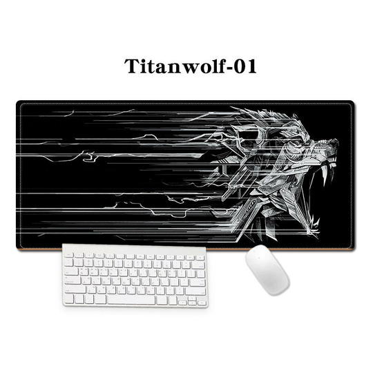 Super large gaming mouse pad, double experience of precision and speed - rubber bottom, stable grip, non-slip and waterproof (model 01 300mm * 800mm