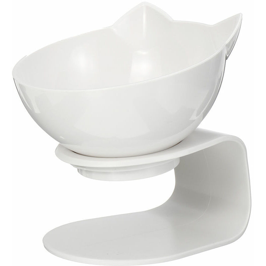 White Pet Bowls