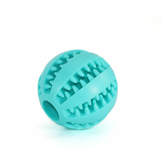 Baseball mint Denta Fun, natural rubber, ø 7 cm for dogs - massages the gums,