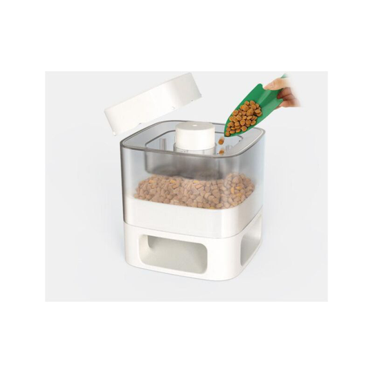 Fun feeder for cats and dogs [square] (white)