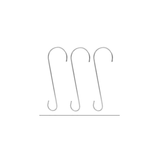 Set of 3 Bird Feeder Hanging Hooks 'S' Hooks Rust Resistant Bird Feeder