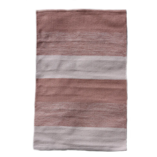Handmade Flatweave Clay Rug