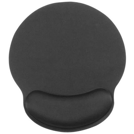 Asupermall - Anti-slip Office Gaming Mouse Pad with Memory Foam Wrist Pad Smooth Movement Accurate Positioning for pc Laptop Black,Black - Black