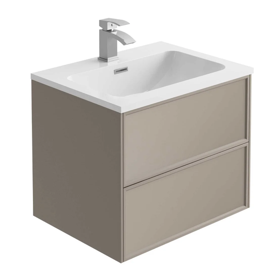 Chaska 590mm Wall Mount Vanity Unit