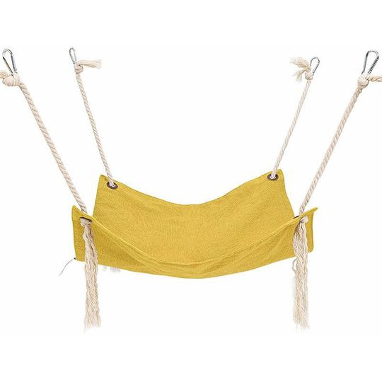 Perle Rare - Hammock for mice/hamsters, 47*47CM, yellow