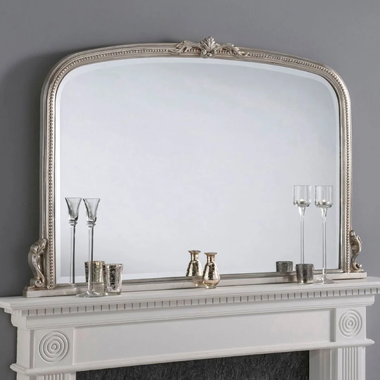 Murrieta Plastic Framed Wall Mounted Overmantle Mirror