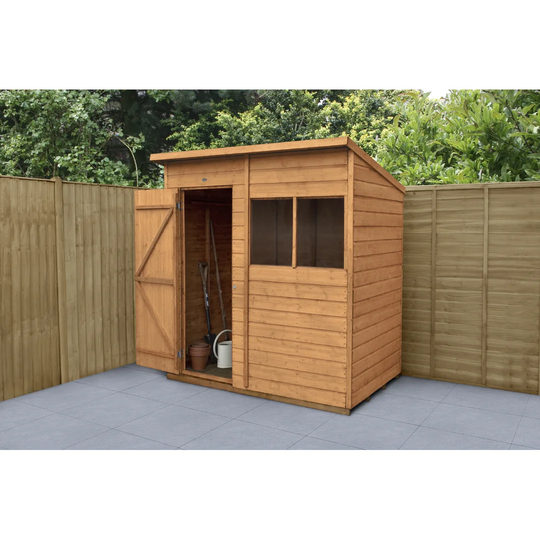 Shiplap Dip Treated 6x4 Pent Shed