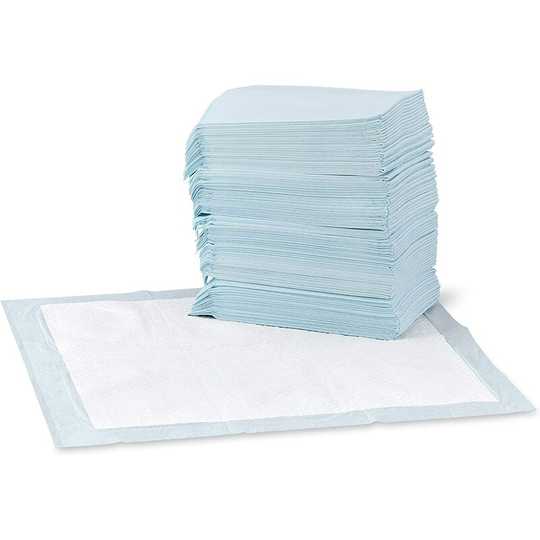 Perle Rare - 100 Pack Dog Poop Pads, Leak Proof, 5 Layers, Quick Dry Surface, Regular Size, for Dogs and Puppies