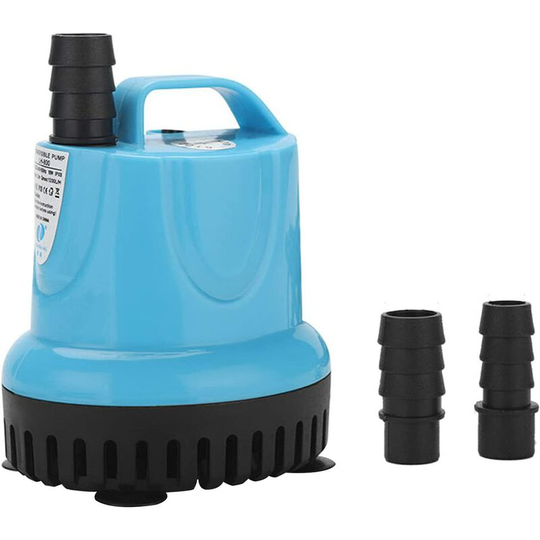 LH-801 25W Submersible Water Pump Quiet Bottom Suction Pump with Dry Burn Protection, Fish Tank Pump for Hydroponic Pond Aquariums Fountain