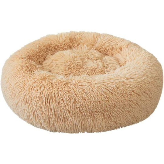 Soekavia - Cat Bed Dog Bed Round Soft Pet Bed Donut Dog Bed Nest Deep Sleep Pet Thick Mattress Dog Bed Suitable for Cat Puppies Kitten Small Pets