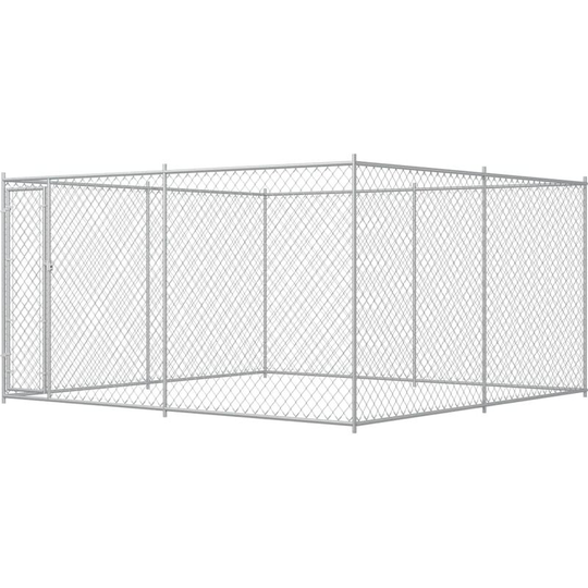 Outdoor Dog Kennel 4x4x2 m VDTD06397 - Topdeal