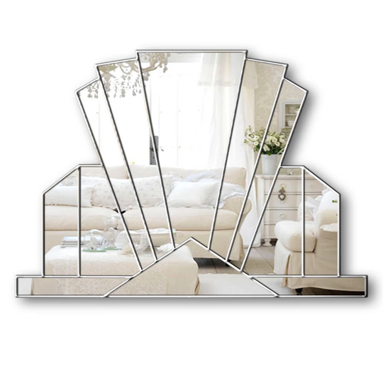 Stanfill Metal Framed Wall Mounted Accent Mirror in Black