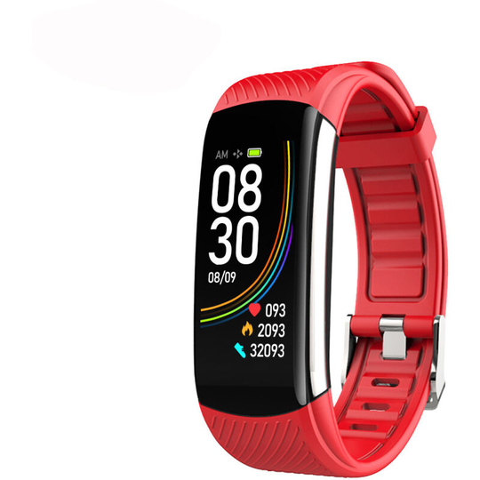 Fitness Tracker with Blood Oxygen Heart Rate Blood Pressure Monitor Waterproof,Red - Muff