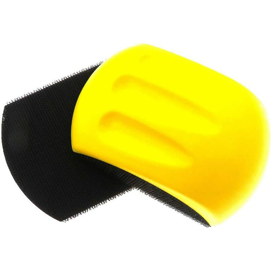 2Pcs 5' Hand Sanding Block, Hand Sanding Block Mouse Sanding Hook and Loop Mouse Polishing Pad Hand Sanding Block for Furniture Restoration