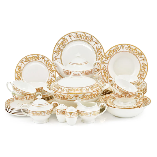 Gass Magnificent 44 Piece Dinnerware Set, Service for 6