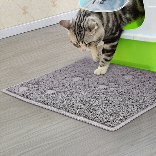 Waterproof Food / Litter Box Mat For Cat And Dog