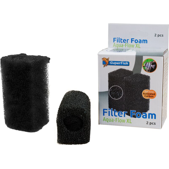 Replacement SuperFish Aqua Flow XL Filter Foam - 2PCs