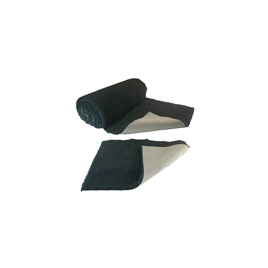 (2 Metre x 75cm Roll) Charcoal Plain NON-SLIP Vet Bedding Fleece for Whelping dogs, puppies and old dogs PRO BED