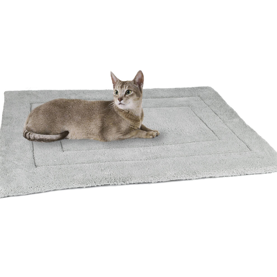 (Large) Soft Fleece Pet Mat Reversible Cat Dog Bed Cage
