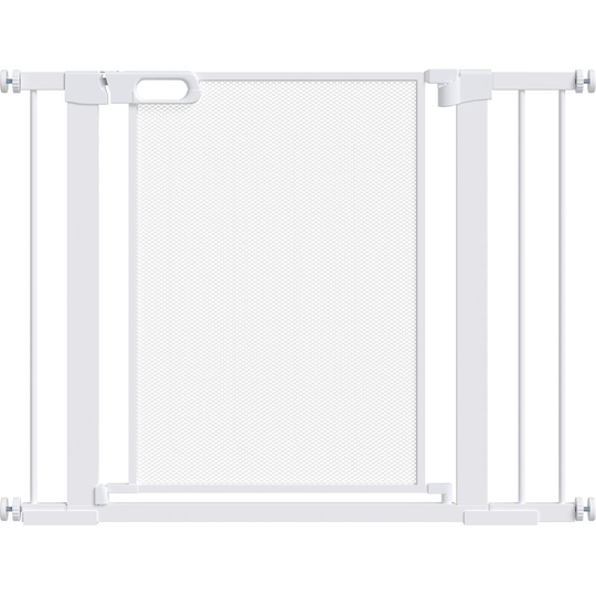Pressure Fit Safety Gate for Doors, Dog Gate w/ Auto Close, 75-103 cm - White - White