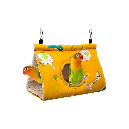 Sun Flowergb - Parrot Hammock Nest Warm Soft Plush Hammock Hanging Cage Tent for Parakeet Parrot Amazon Parrot Canary Cage Toy s