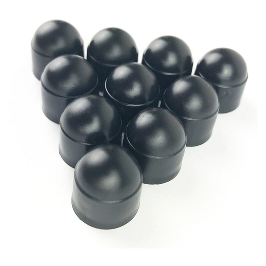 10pcs M8 hex screw nut protective cap plastic hex screw nut protective cover