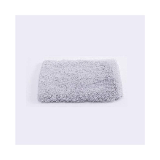 (Grey, XL) Pet Beds Soft Plush Comfortable Dog Mat Bed Pet Pad