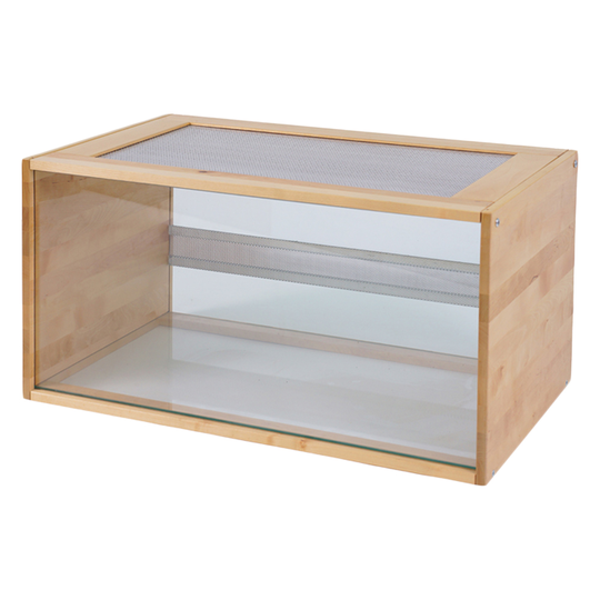Skyline Small Pet Terrarium Marrakesh - Natural wood: 96 x 47 x 38 cm (L x W x H)