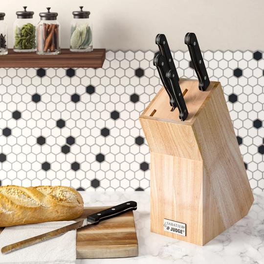 Judge Sabatier Kitchen Knife Block with 5 Knives