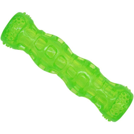 Dog Bone Chew Toy Bone Shape Dog Toy For Cleaning Teeth Durable Soft Rubber Bite Resistant Dog Food Feeder