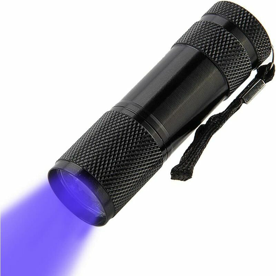 Led Ultraviolet/Black Light Flashlight, uv led Flashlight, 395nm, Pet Urine and Stain Detector, Find Stains on Clothes, Rugs or Carpets