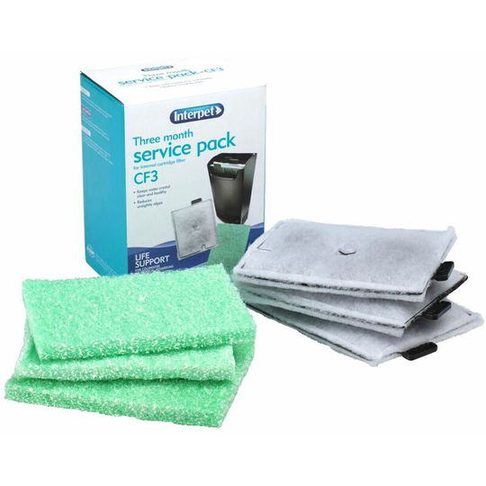 Interpet - 3 Month Service Pack for Internal Cartridge Filter, CF3